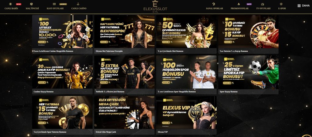 Elexusslot bonusları