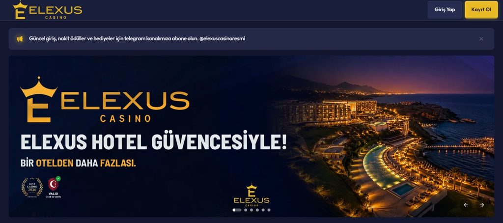Elexuscasino sitesi